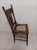 Antique Early American Wood Chair Cane Seat Dark Tone For Sale In Naples, FL - Image 6 of 8