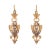 Antique Victorian 2ct Diamond Earrings 14k Yellow Gold Long 2" Drops Day Night - 2 Pieces For Sale - Image 4 of 4