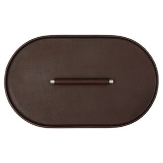 Plato Dark Brown Tray Oval No.04 Defne Koz for Uniqka For Sale
