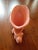 Art Deco 1950s McCoy Usa Pink Ceramic Cornucopia Vase For Sale - Image 3 of 7