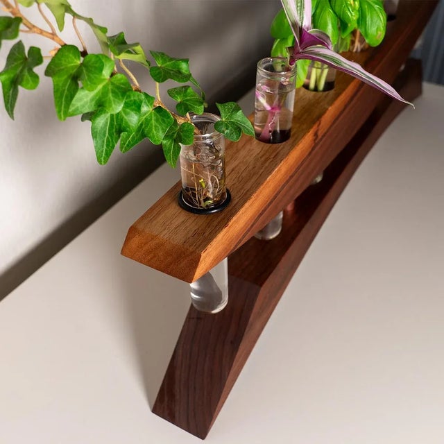 Wood Handmade East of the Sun Propagation Station For Sale - Image 7 of 7