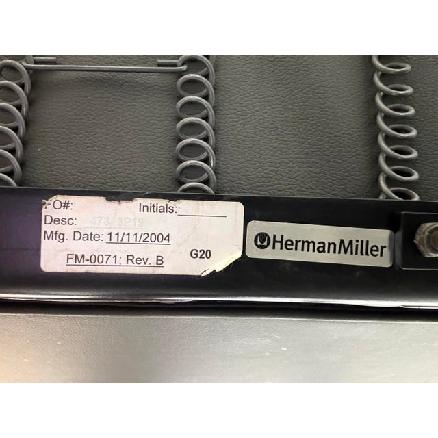 Circa 2004 Eames for Herman Miller Eames Vinyl Sofa Compact For Sale - Image 12 of 12