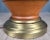 1960s Large Orange Dimensional Ceramic & Brass Mid Century Table Lamp For Sale - Image 17 of 18
