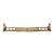 Antique 19th Century French Bronze Fireplace Fender | Ornate Victorian Hearth Guard With Scrollwork & Balustrade For Sale