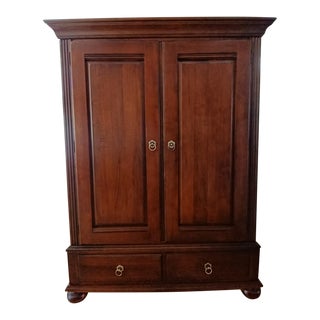 Ethan Allen British Classics Collection Wood Armoire For Sale