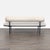 Cb2 Vita Modern Cream Upholstered Sofa With Black Metal Legs For Sale In San Francisco - Image 6 of 9