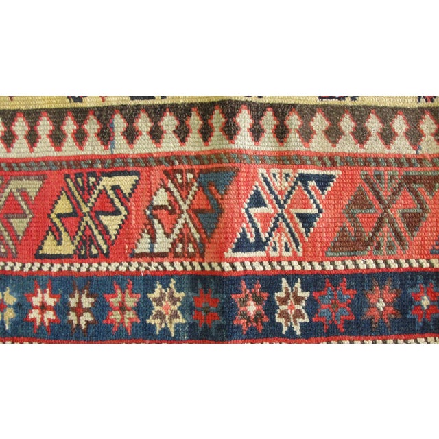 Antique Shirvan / Caucasian Runner, 3'6" × 13'8" For Sale - Image 4 of 10