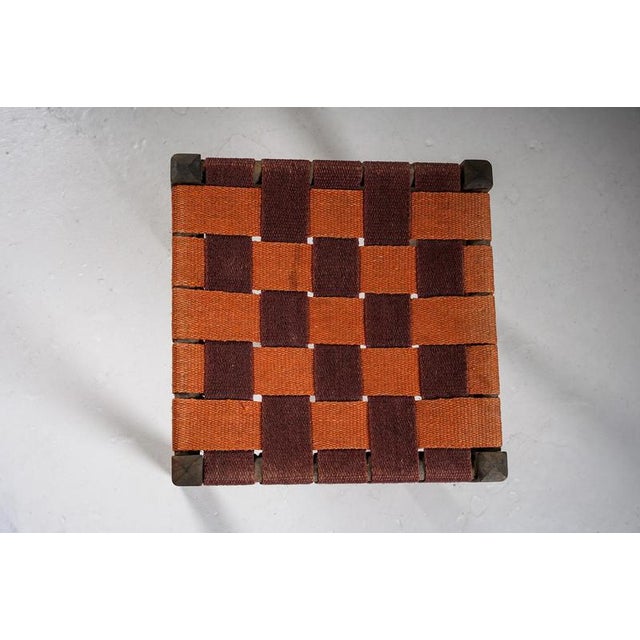 Wood Swedish Modern Stool by Axel Larsson for Gemla, Sweden, 1930s For Sale - Image 7 of 9