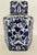 Chinoiserie 1980s Hexagonal Blue and White Ginger Jar For Sale - Image 3 of 6