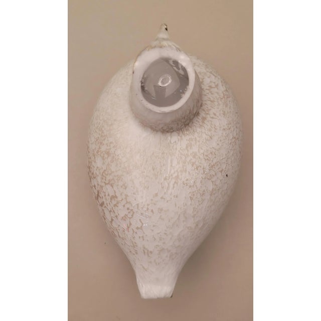 Late 20th Century Hand Blown Art Glass Bird Sculpture For Sale - Image 6 of 11