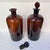 Apothecary Jars in Amber Glass, Spain, 1940s, Set of 2 For Sale - Image 10 of 18