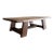 Reclaimed Elm Wood Coffee Table in Walnut Finish-56" For Sale