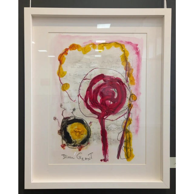 2020s Contemporary Original Botanical Floral Oil Painting For Sale - Image 5 of 5