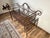 Mid 20th Century Vintage Regency Style Wrought Iron Porch Glider For Sale - Image 5 of 11