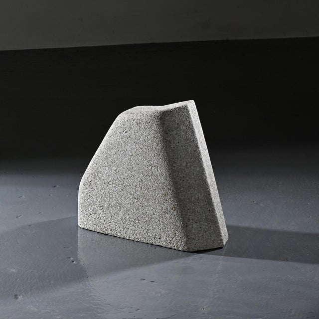Gray Robert Neuhauser, Geometric Sculpture, 1980s, Aerated Concrete For Sale - Image 8 of 18