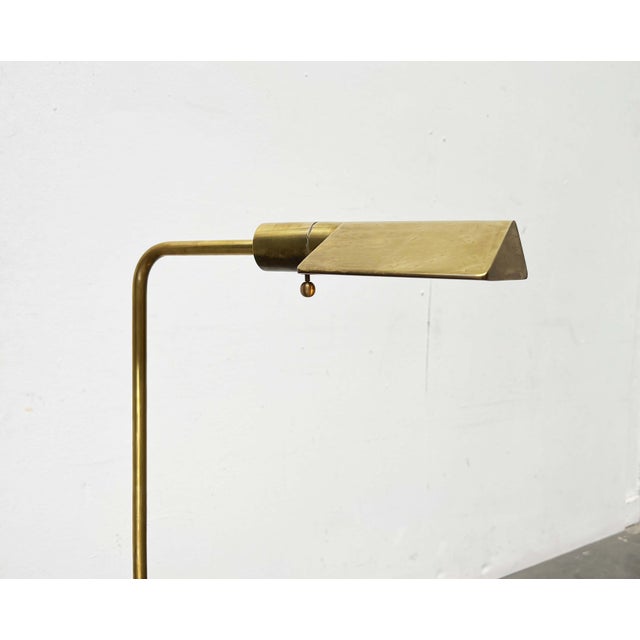 Gold Mid-Century Modern Minimalist Counterweight Floor Lamp from Cedric Hartman, 1960s For Sale - Image 8 of 18