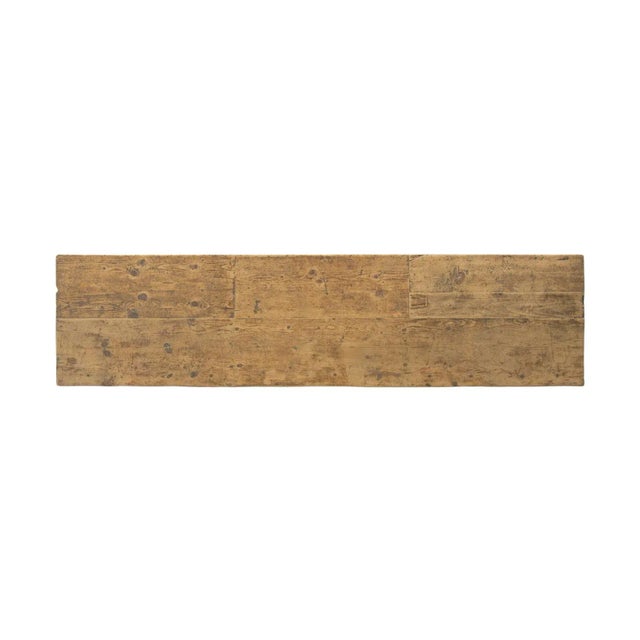 Wood Late 20th Century Three Door Reclaimed Elm Server For Sale - Image 7 of 9