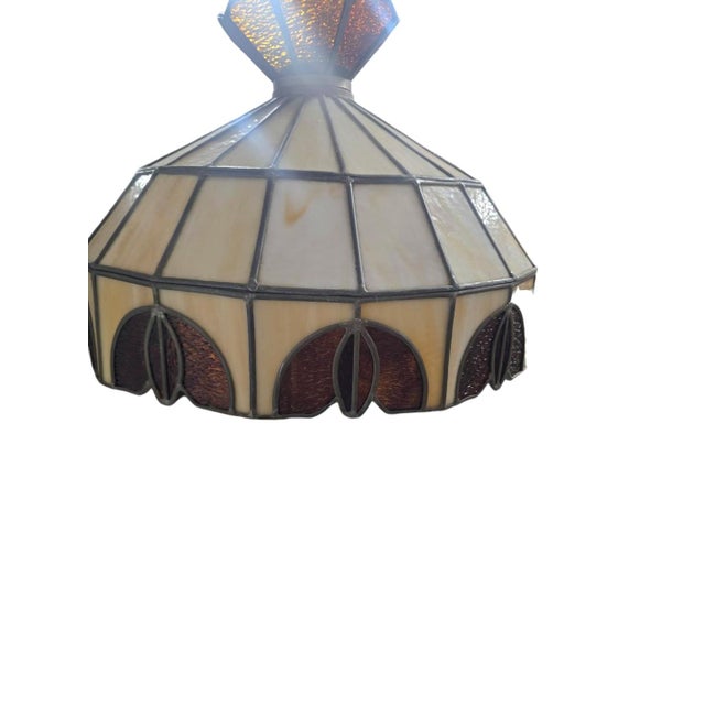 Mid 20th Century Traditional Pendant Light For Sale - Image 4 of 5
