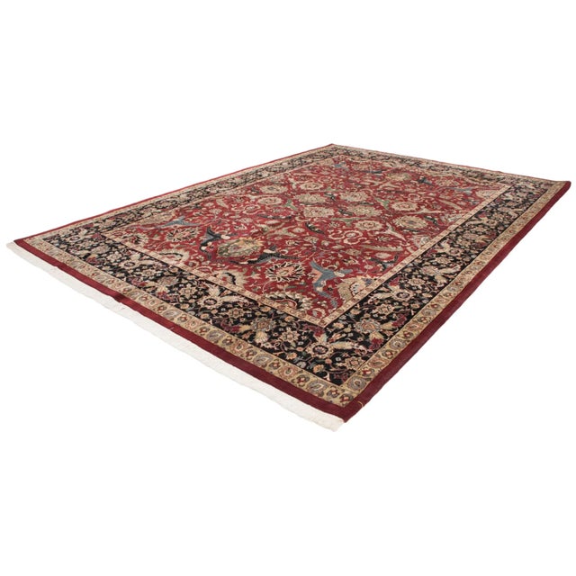 Indian Vintage Agra Rug - 10' X 13'11" For Sale - Image 3 of 9