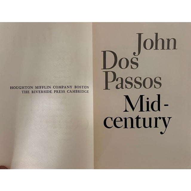 1960s Mid-Century a Contemporary Chronicle a Novel by John Dos Passos, First Edition For Sale In Palm Springs - Image 6 of 9