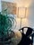Contemporary Arteriors Boise Floor Lamp Bronze Iron Antique Brass With Drum Shade For Sale - Image 12 of 12