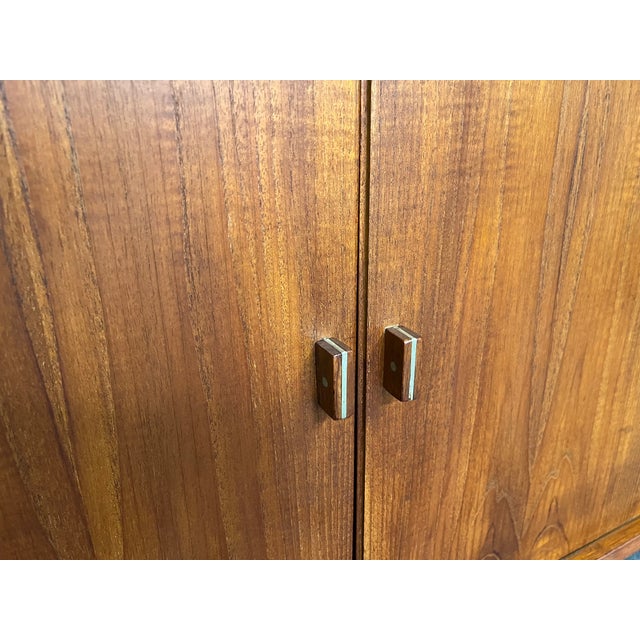 Mid-Century Modern 1960s Vintage Mid Century Danish Teak Credenza by Peter Lovig For Sale - Image 3 of 8