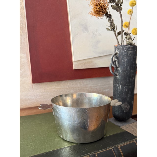 Mid 20th Century Le Cordon Bleu French Aluminum Pan Double Handle Made in France For Sale - Image 4 of 12
