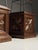Brown Mid-Century Obelisk Etageres, France, Set of 2 For Sale - Image 8 of 18