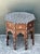 Vintage Boho Octagon Inlay Table For Sale - Image 12 of 12