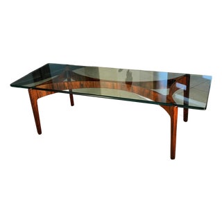 Sculptural Brazilian Rosewood Coffee Table by Sven Ellekaer, Denmark, 1960s For Sale