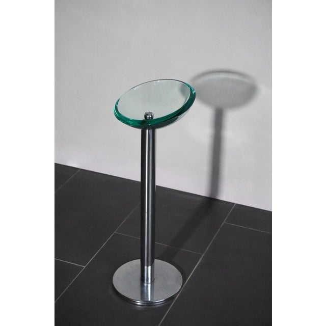 Silver Floor Ashtray by Pierangelo Gallotti and Gigi Radice for Fontana Arte, 1970 For Sale - Image 8 of 8