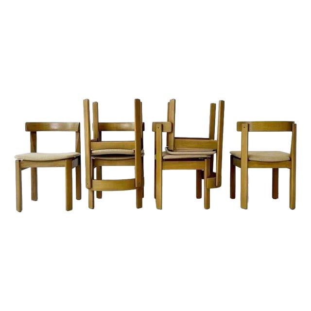 Vintage Chairs by Jürg Bally for Stein Am Rhein, 1960s, Set of 6 For Sale