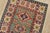 Kazak Runner 2’3” X 6′ Green Wool Tribal Hand-Knotted Oriental Rug For Sale In Philadelphia - Image 6 of 11