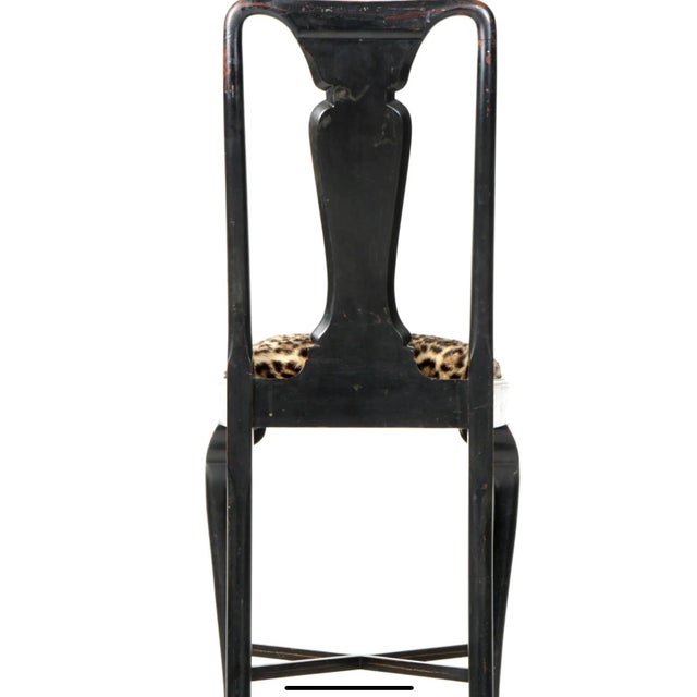 Chinoiserie Diminutive Tall Desk Chair, C1890-1910 For Sale In West Palm - Image 6 of 11