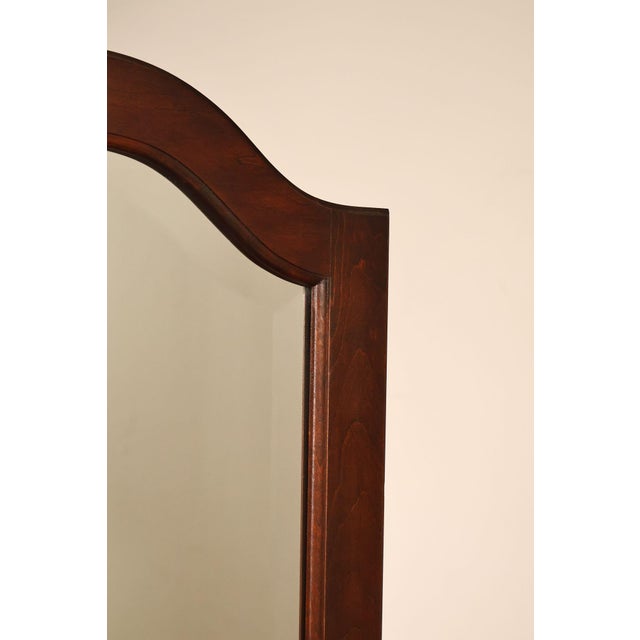 Pennsylvania House Chippendale Style Cherry Long Dresser with Mirror For Sale - Image 12 of 18