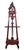 Wood Vintage American 20th C Carved Mahogany Baroque Revival Easel Floor Display Stand For Sale - Image 7 of 15