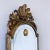 Antique Italian Gilt Beveled Wall Mirror in Scalloped Rococo Style Measures approx 11.5W x 32H Please visit my other...