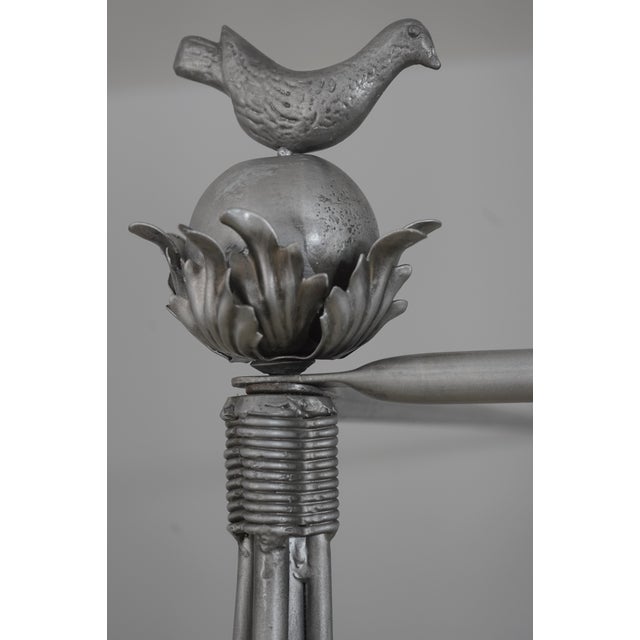 Corsican Iron Twiggy Bird & Berry Queen Size Poster Bed For Sale - Image 13 of 16