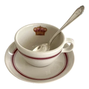 Hotel Del Coronado Teacup Set W/Spoon