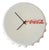 Vintage Coca-Cola Wall Clock from Prof. Lauermann, West Germany, 1970s For Sale