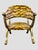 Textile Vintage Curule Style Chair Pair Newly Upholstered Silk Tiger Velvet For Sale - Image 7 of 15