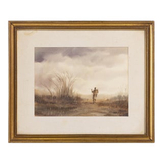 Albano Neves e Sousa, Landscape, 1966, Watercolor For Sale