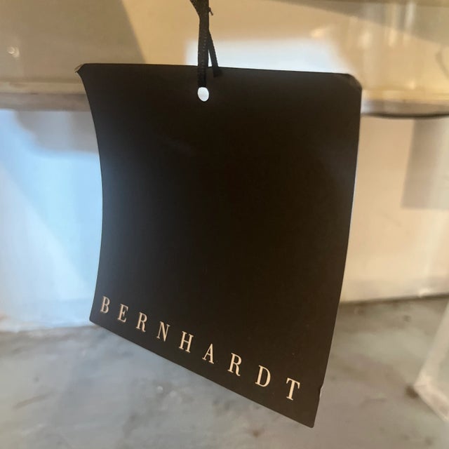 White Vintage Contemporary Bernhardt Lucite Arm Chair For Sale - Image 8 of 12