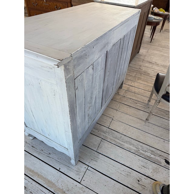 18th Century French Louis XV Provincial Solid Walnut Sideboard / Buffet. For Sale - Image 12 of 12