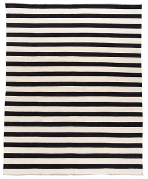 Apadana 21st Century Contemporary Striped Kilim Rug