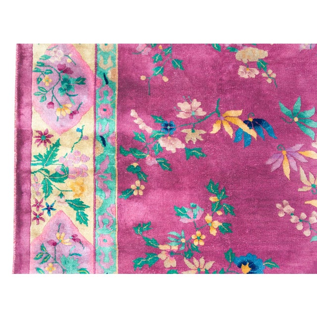 Early 20th Century Chinese Art Deco Rug For Sale - Image 11 of 15
