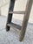 Antique French Rustic Primitive Green Distress Painted Wooden Barn Ladder For Sale - Image 9 of 11