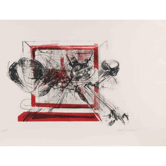 Etching on paper. Hand signed in pencil. Artist Proof. Very good condition. This piece is attributed to the mentioned...