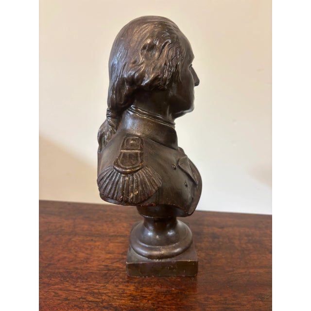 1950s Plaster Bust of George Washington For Sale - Image 5 of 9