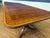 Large 14 Ft. Traditional Multi-Banded Mahogany Dining/Banquet Table by Leighton Hall - Showroom Sample For Sale - Image 10 of 16